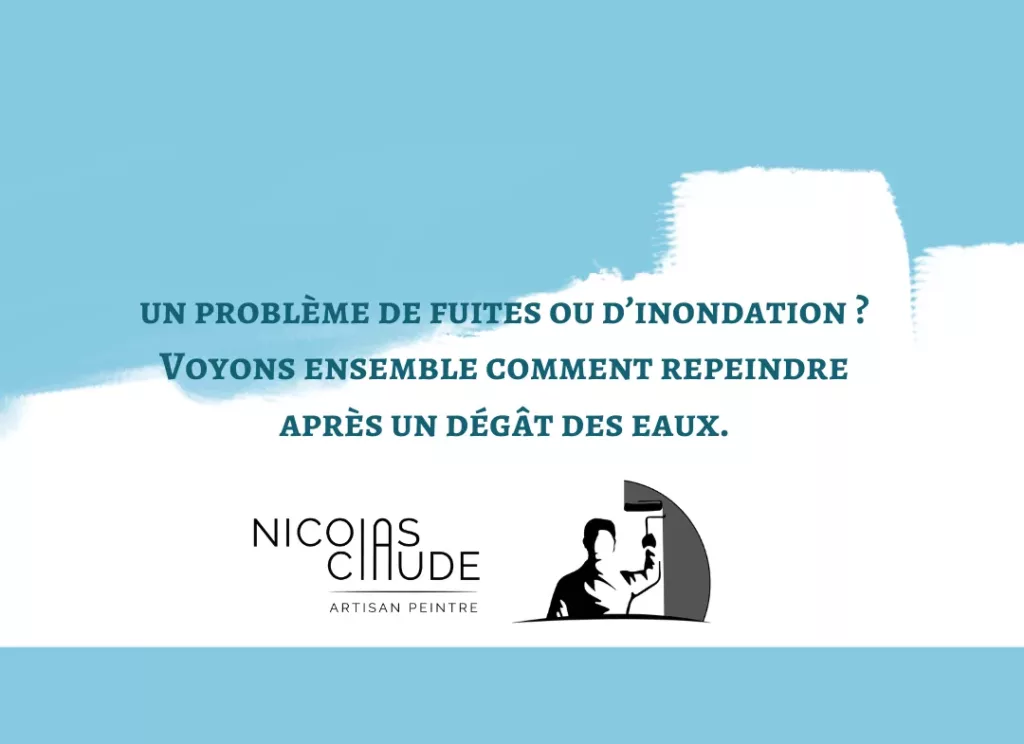 peindre après un dégât des eaux