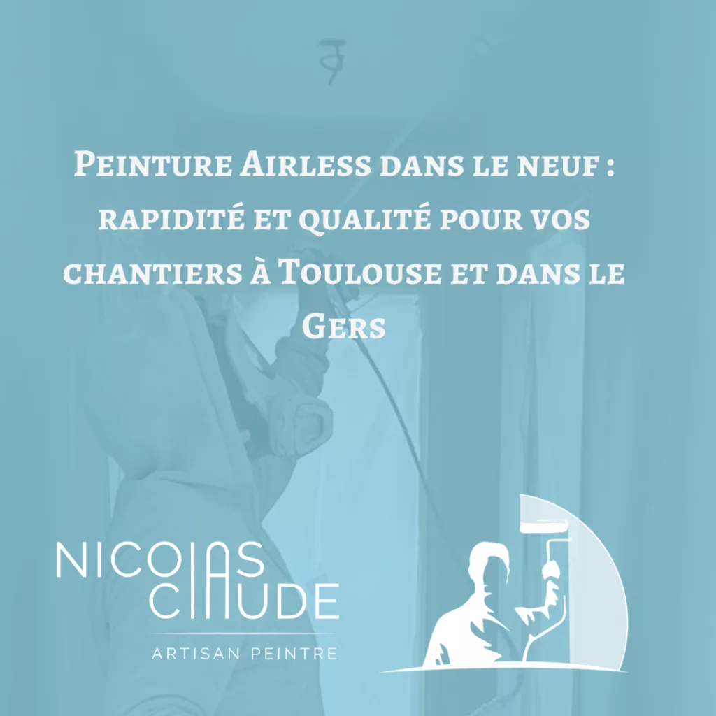 Peinture Airless dans du neuf