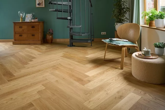 parquet et couleur de  mur dans du neuf