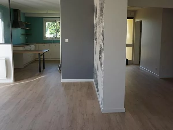 parquet et couleur de peinture