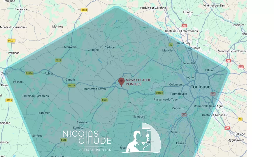 zones intervention peintre gers et toulouse