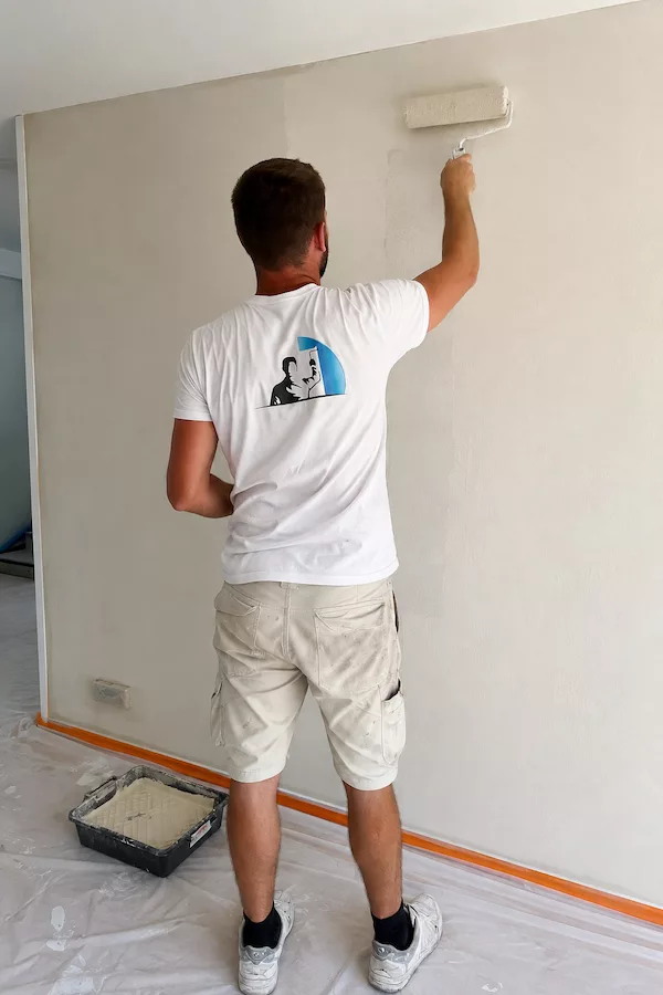 peinture intérieure mur crème
