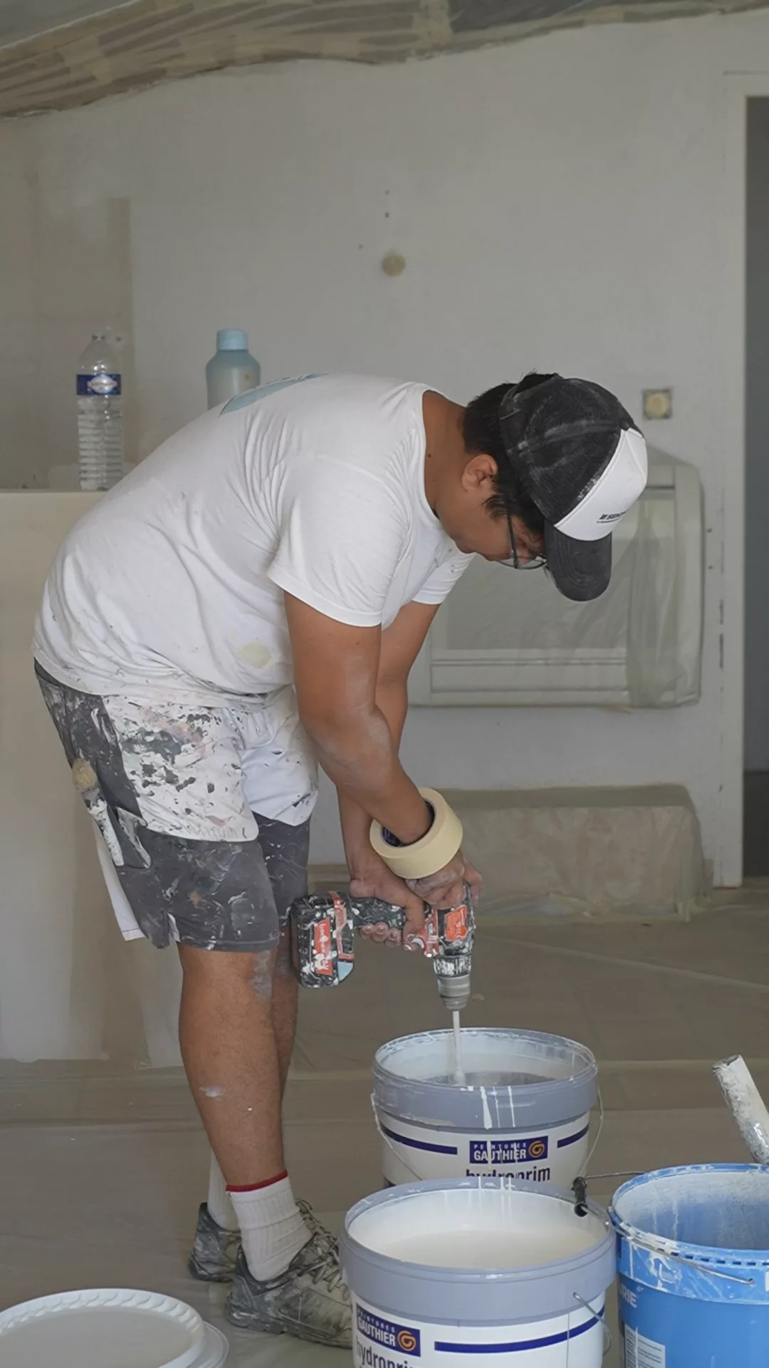 mélange de peinture dans le gers